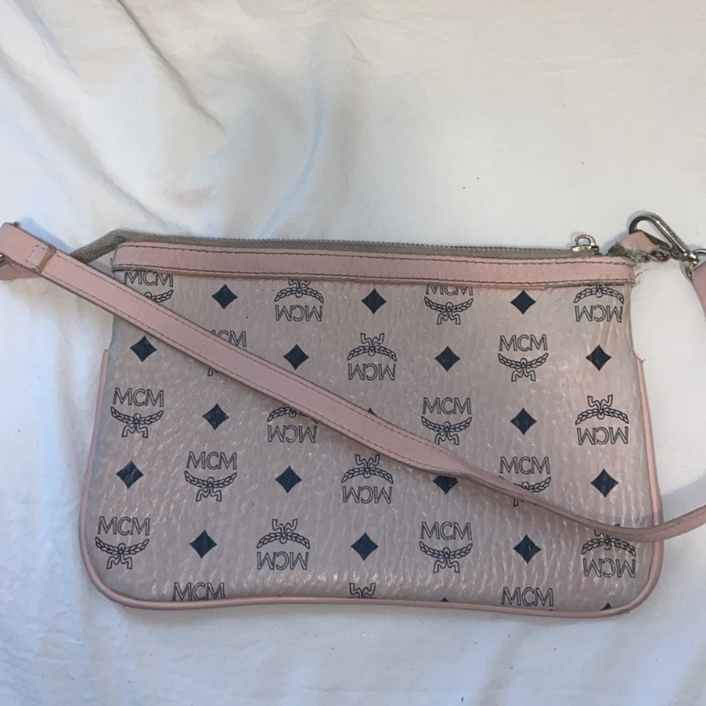MCM small pink purse